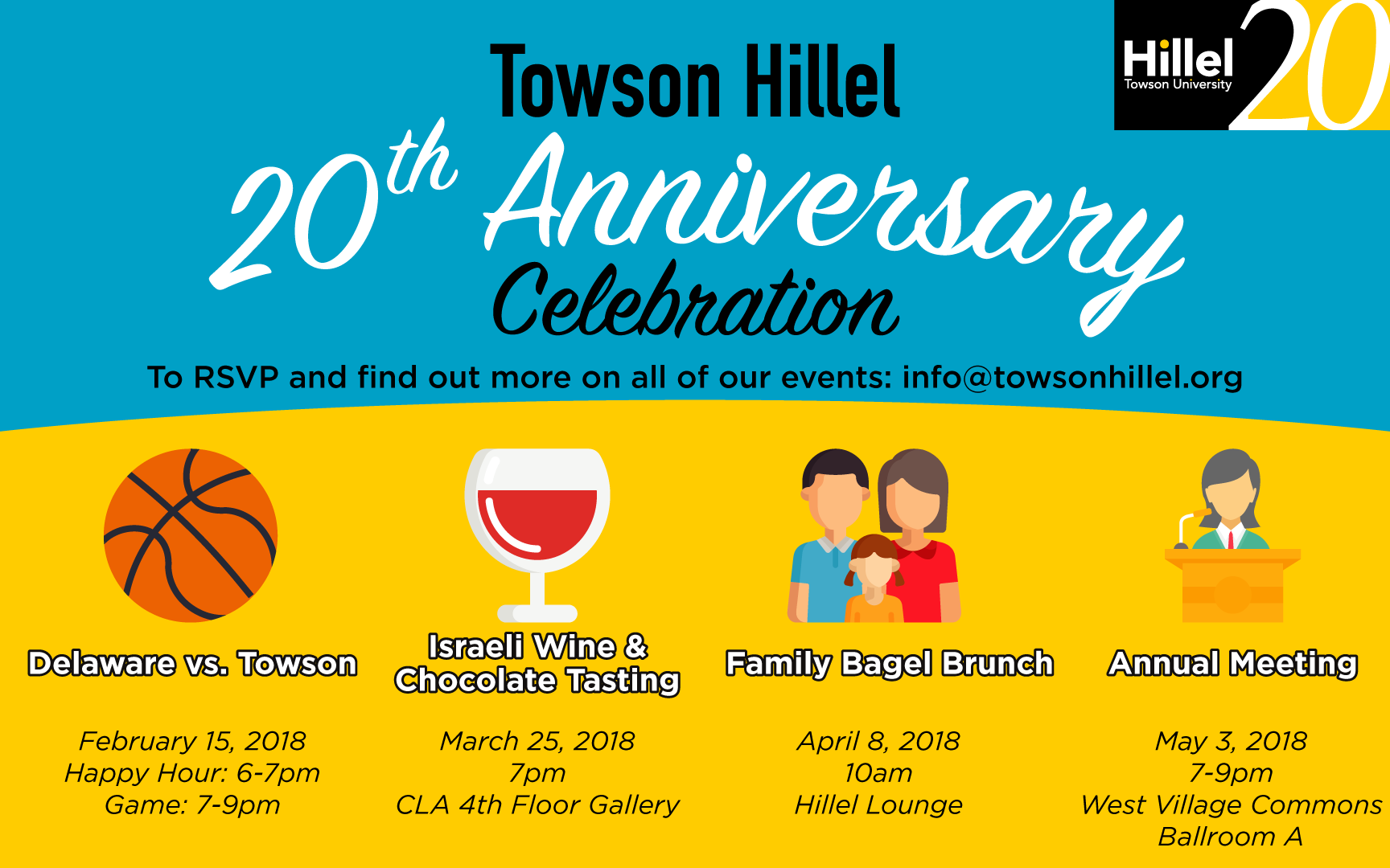20th Towson Hillel