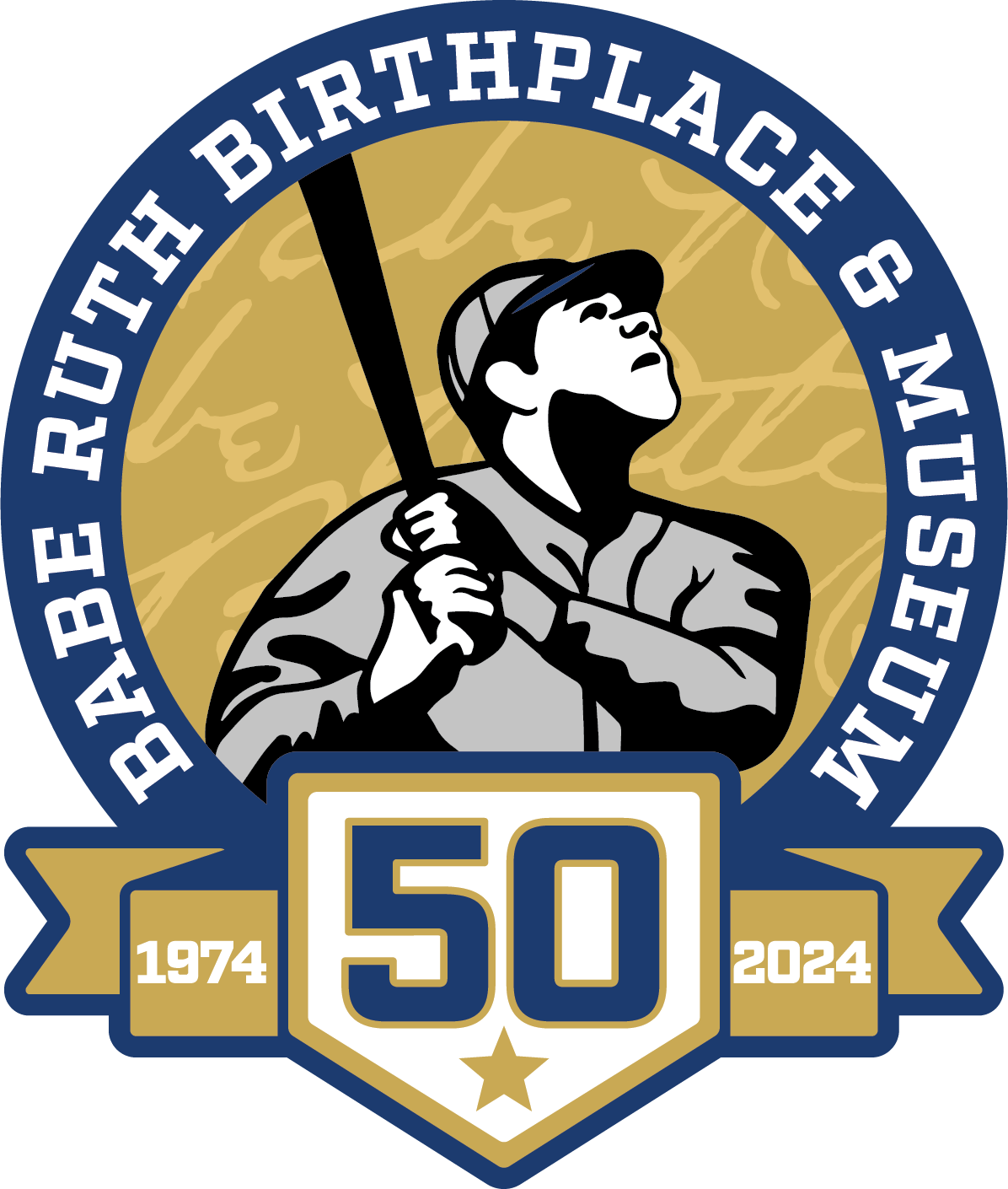 babe-ruth-musuem-50th-anniversary-logo